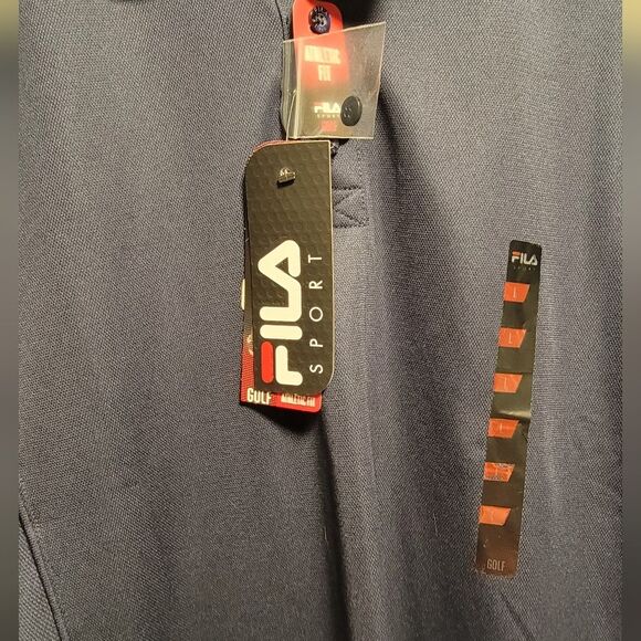 Fila Men's Navy Golf Polo - Picture 2 of 4